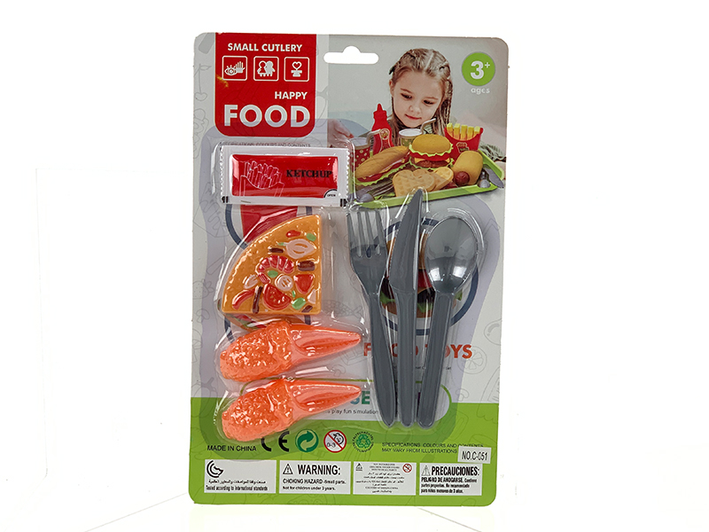 Pretend Play Toy Food Set