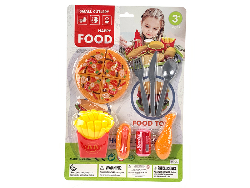 Pretend Play Toy Food Set