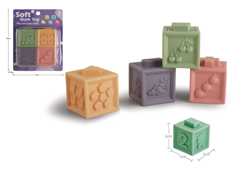 Soft Plastic Building Blocks