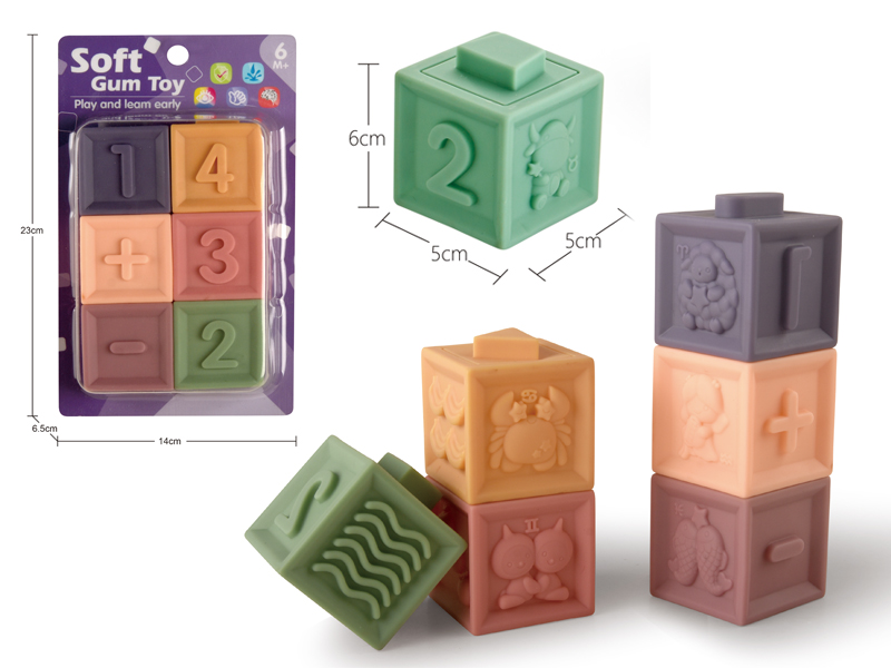 Soft Plastic Number Building Blocks