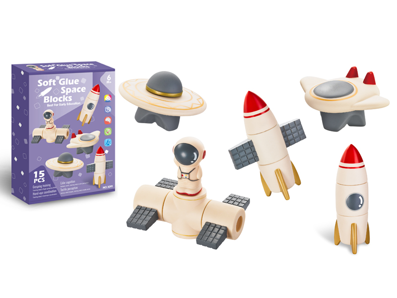 Soft Plastic Space Building Blocks