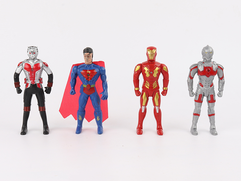 4PCS Super Heroes (With Light)
