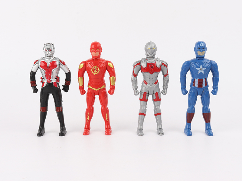 4PCS Super Heroes (With Light)