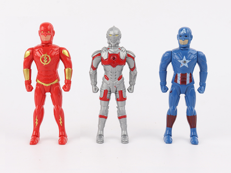 3PCS Super Heroes (With Lights)