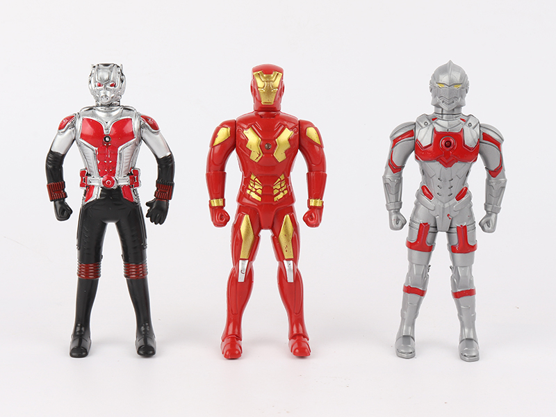 3PCS Super Heroes (With Lights)