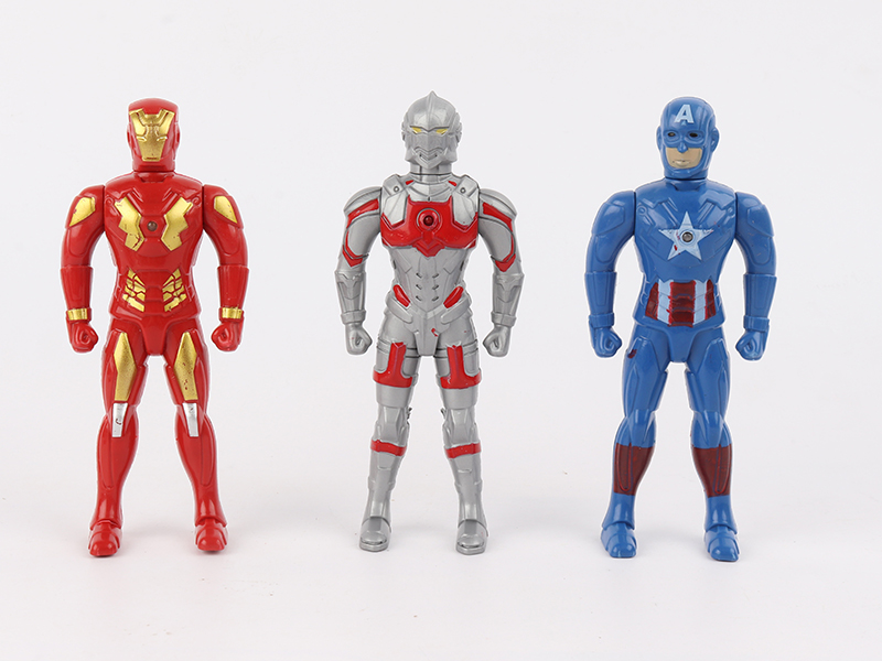 3PCS Super Heroes (With Lights)