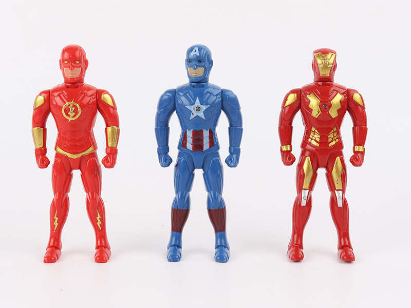 3PCS Super Heroes (With Lights)