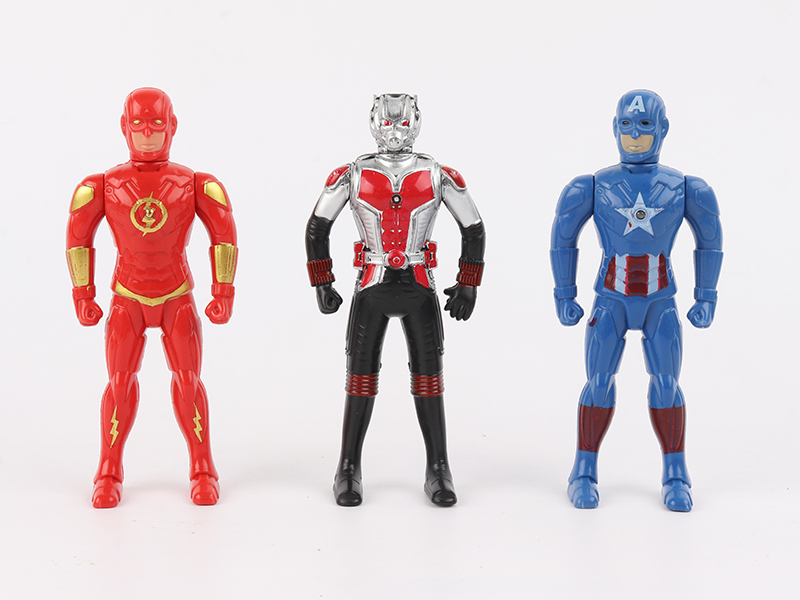 3PCS Super Heroes (With Lights)