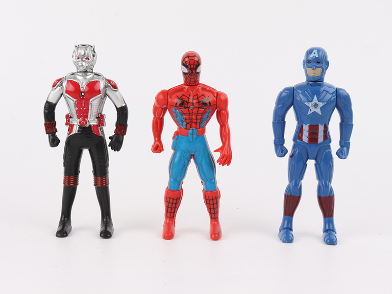 3PCS Super Heroes (With Lights)