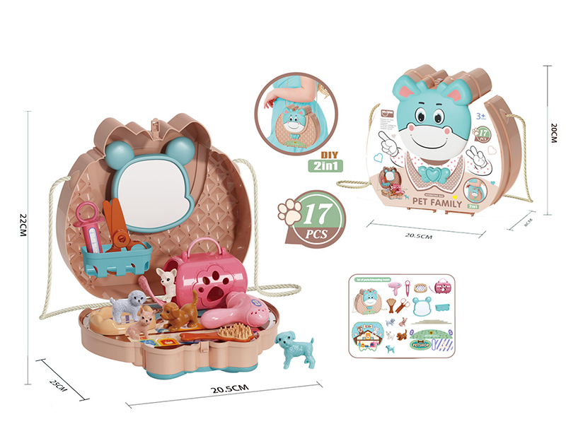 Pet Family Shoulder Bag 17PCS