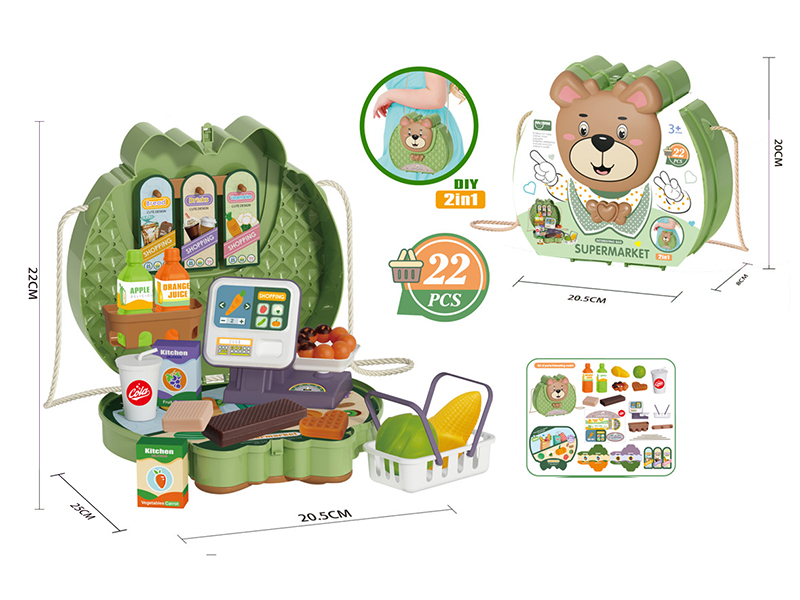 Supermarket Shoulder Bag 22PCS