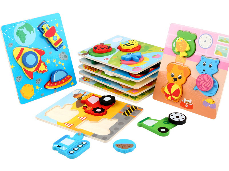 Wooden 3D Superimposed Puzzle