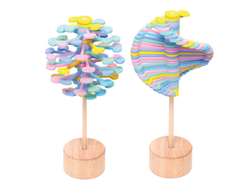 Wooden Rotating Lollipop