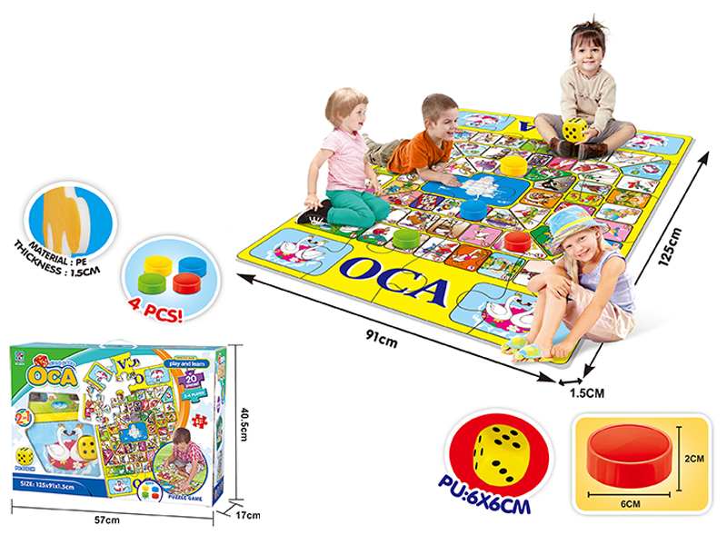 Puzzle Carpet Western Goose Chess