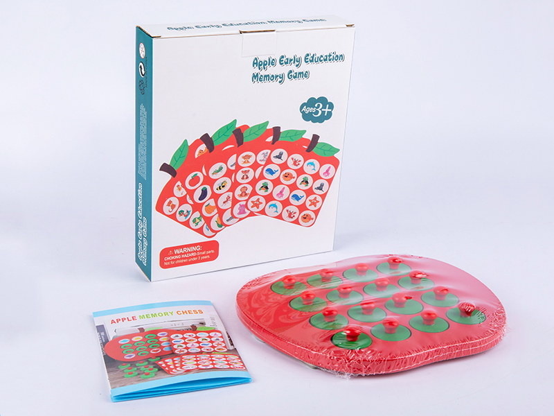 Wooden Apple Early Education Menory Game