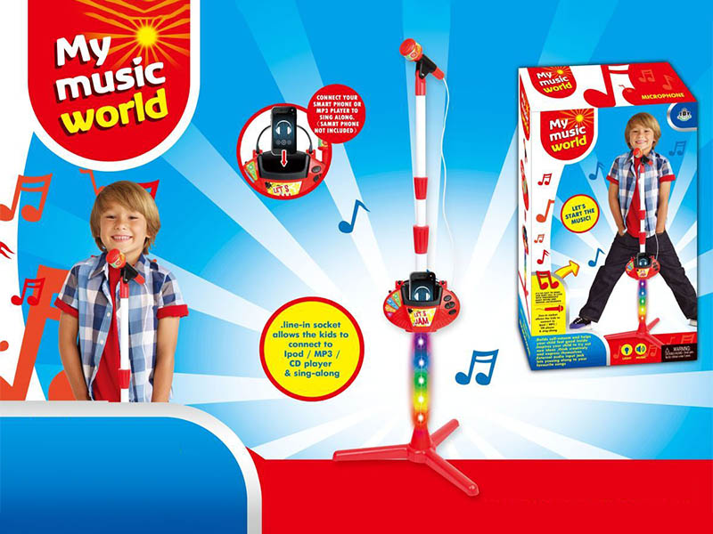 Microphone Set With Light Tube