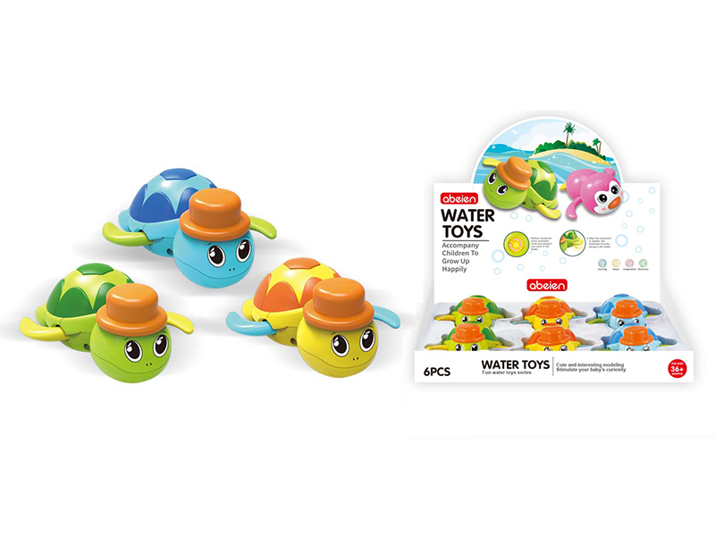 Wind Up Swimming Turtle 6pcs