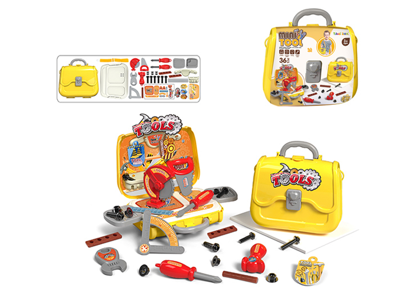 36PCS Play House Tool Handbag