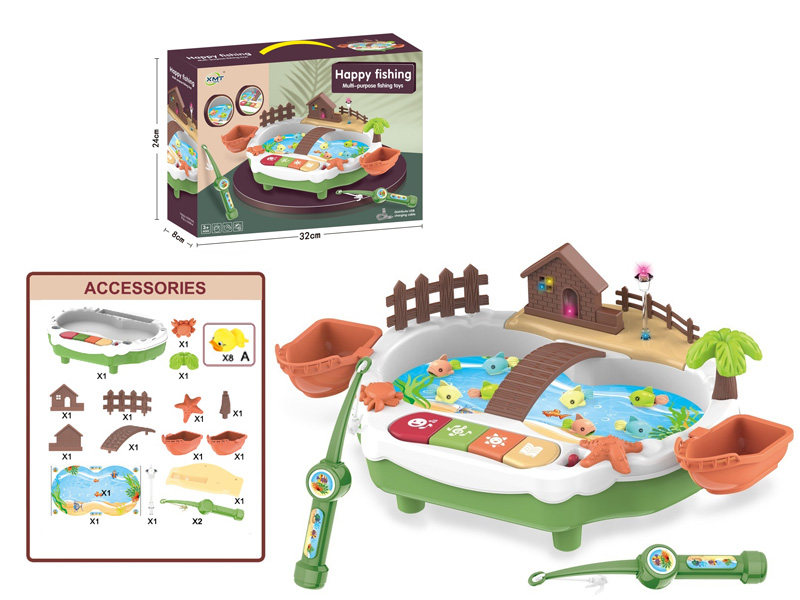 B/O Multifunctional Duck Fishing Paradise With Light And Music