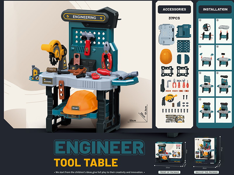 Tool Stand With Engineering Cap 37PCS