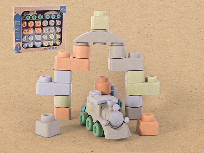 Friction Building Block Car