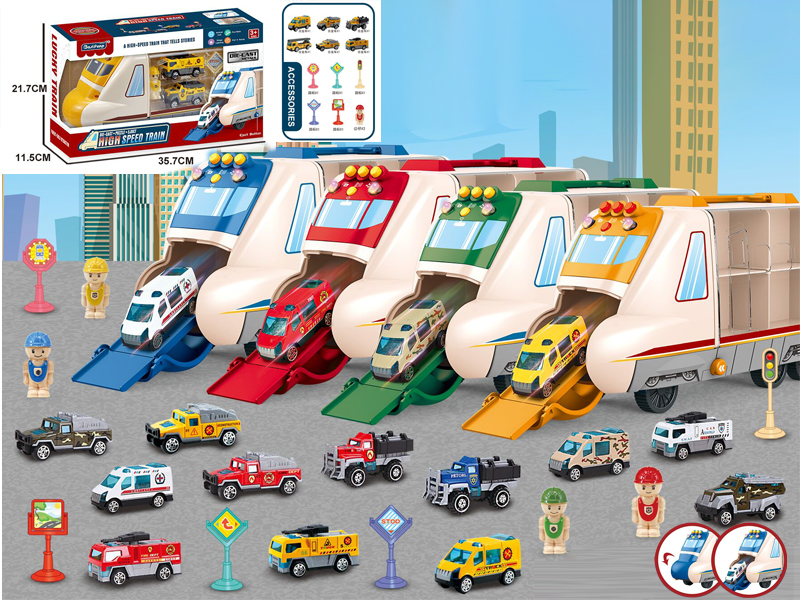Alloy Simulation, Multi-Function Keys, Storage Car With Music And Light