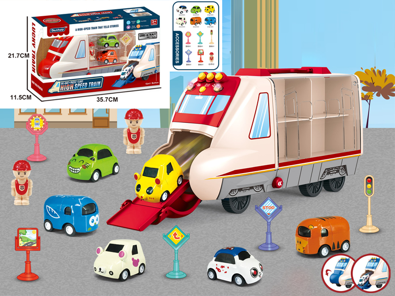 Alloy Simulation, Multi-Function Keys, Storage Car With Music And Light