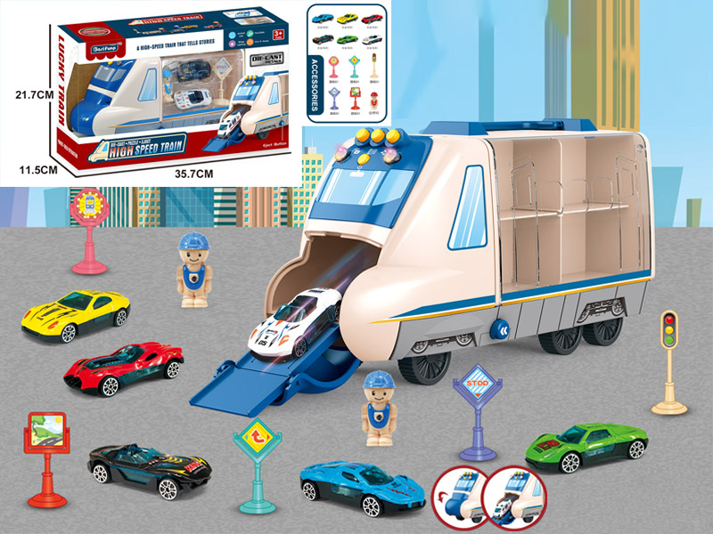 Alloy Simulation, Multi-Function Keys, Storage Car With Music And Light