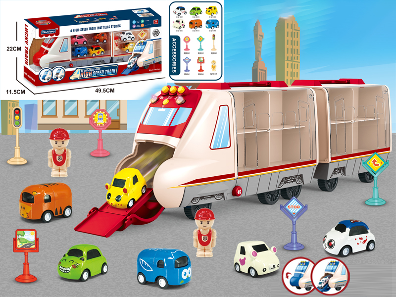 Alloy Simulation, Multi-Function Keys, Storage Car With Music And Light