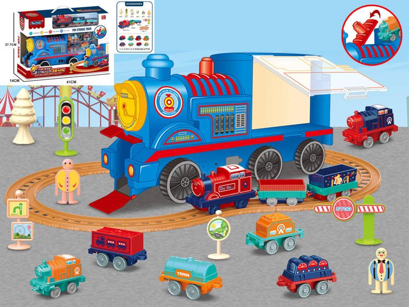 B/O Storage Train With Music And Light On Track