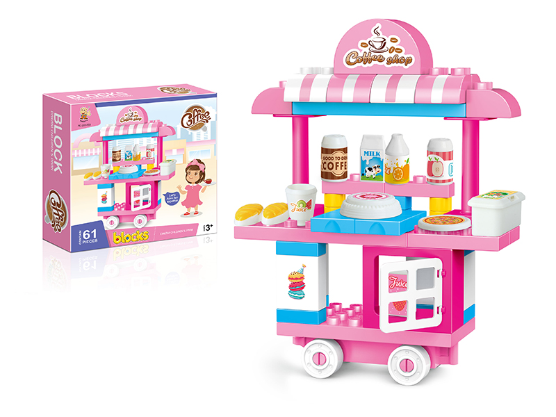 Building Blocks Dining Car 61PCS