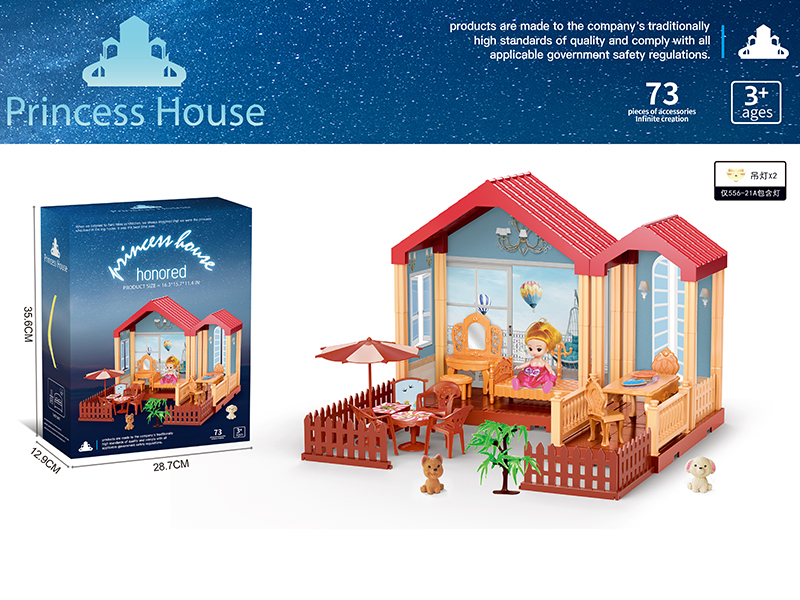 DIY Assembly Villa With Lights