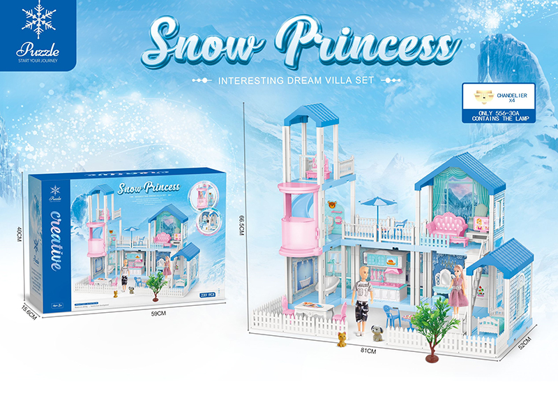 DIY Assembly Villa With Lights