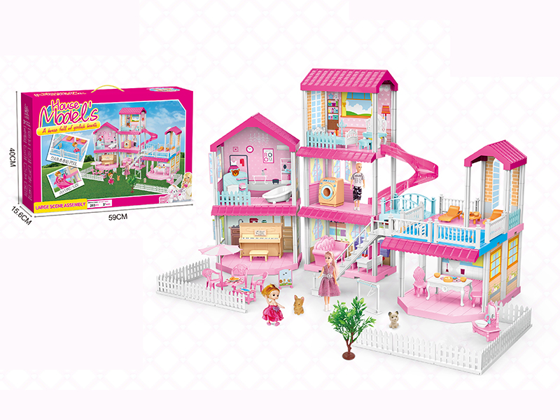 DIY Assembly Villa With Lights