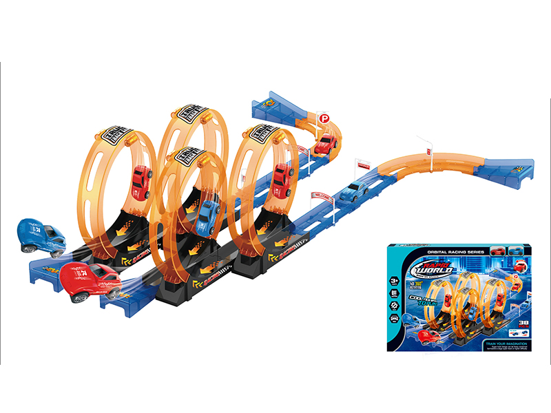 Pull Back Rail Train