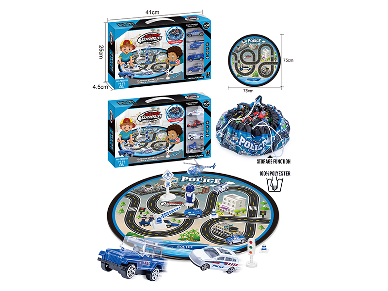 Carpet Storage Bag + Alloy Police Car