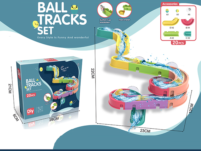 Bathroom Ball Track Toys