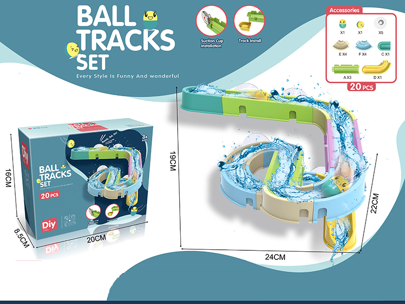Bathroom Ball Track Toys