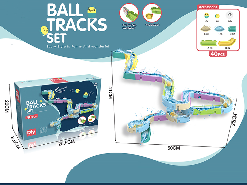 Bathroom Ball Track Toys