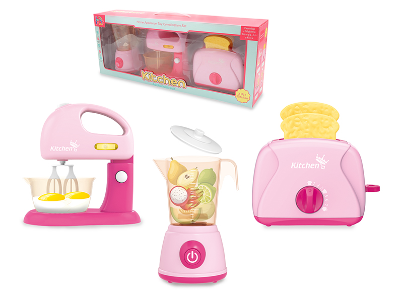 Juice machine + Bread Maker + Kitchen Mixer(Pink)