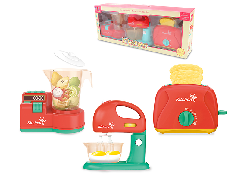 Juice machine + Bread Maker + Kitchen Mixer(Red)