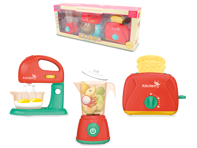 Juice machine + Bread Maker + Kitchen Mixer(Red)