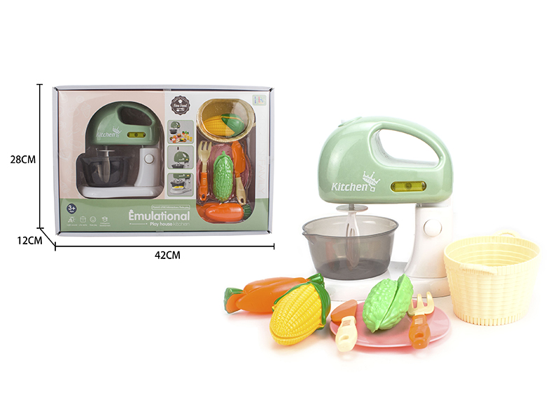 Kitchen Mixer Set(Green)( Light + Sound)