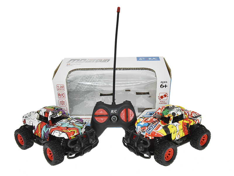 1:22 4CH Remote Control Graffiti Cross Country Car