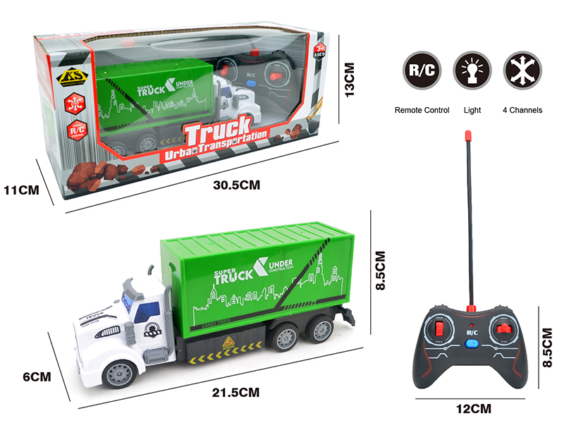 4 Channels Remote Control Sanitation Truck