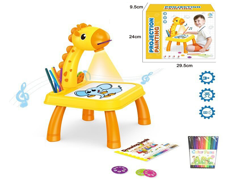 Giraffe Projection Drawing Board(Yellow)