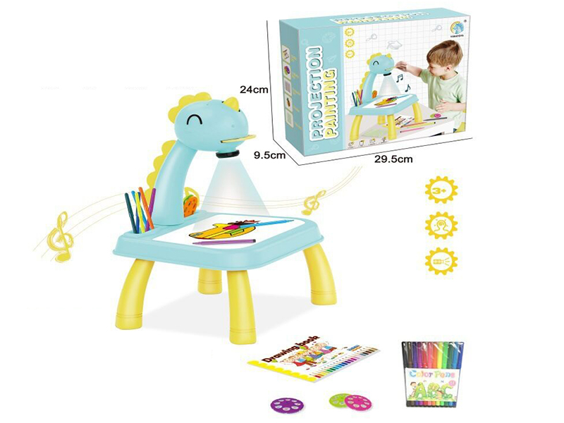 Dinosaur Projection Drawing Board(Blue)