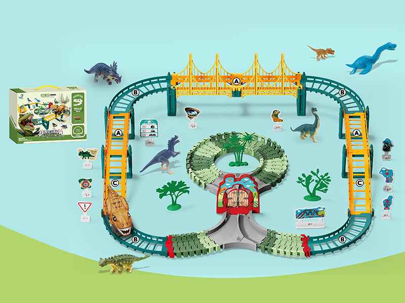 Dinosaur World Rail Car 103pcs