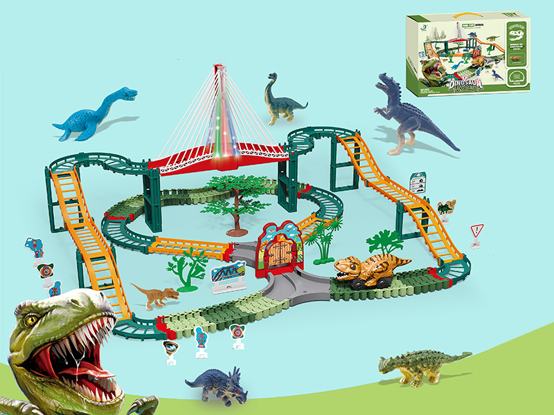 Dinosaur World Rail Car 167pcs