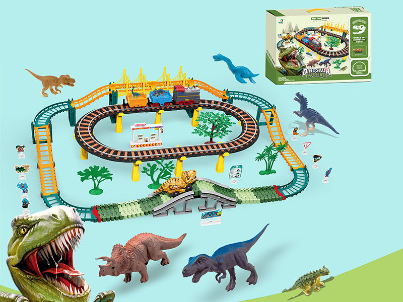 Dinosaur World Rail Car 158pcs